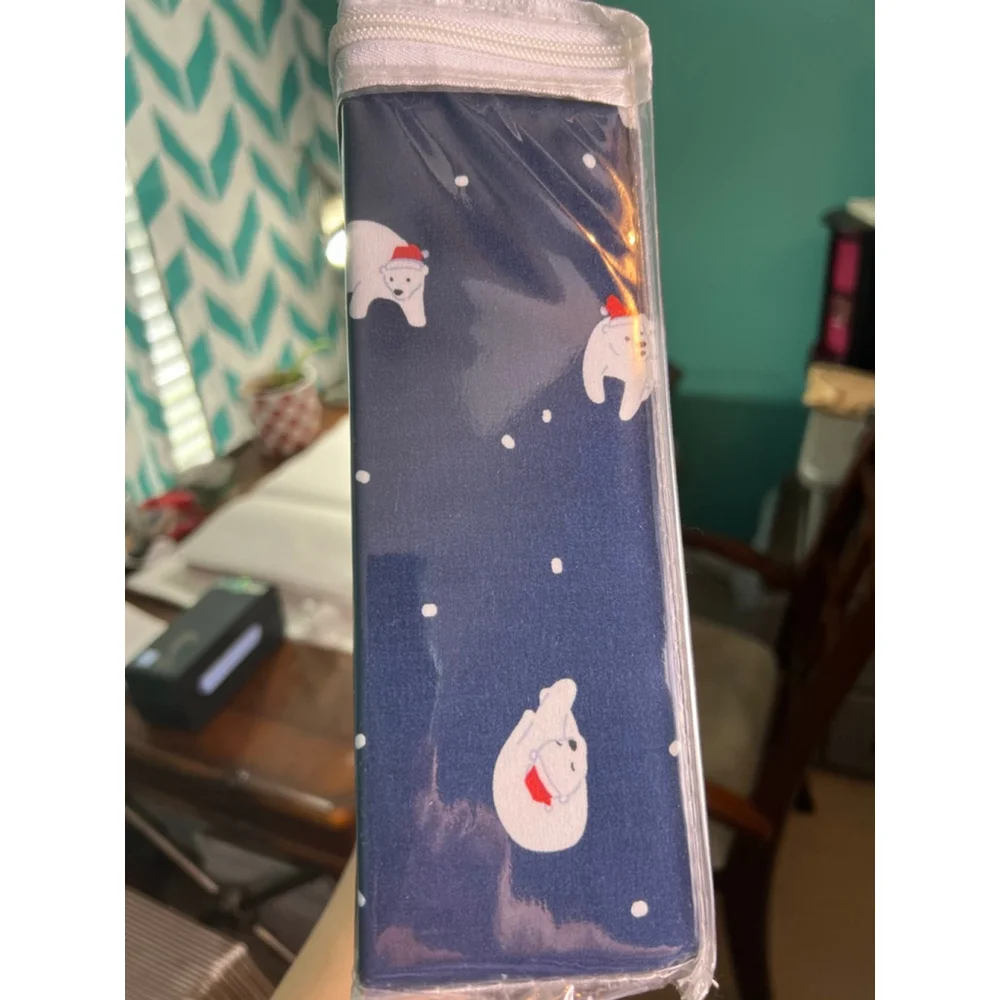 Cozelle Whimsical Polar Bear Print 4-Piece Sheet Set Full Size Microfiber NWT